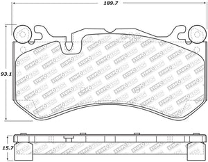 StopTech Street Select 14-18 Audi RS7 Front Brake Pads