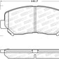 StopTech Street Brake Pads - Rear