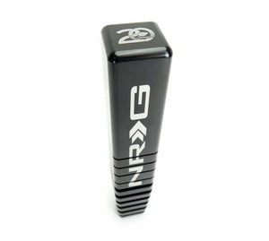 NRG Shift Knob - 20 Year Anniversary Weighted Square Heat Sink Tall - Black