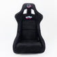 NRG FRP Bucket Seat ULTRA Edition - Large (Black Alcantara/Gold Glitter Back)