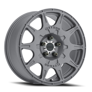 Method MR502 RALLY 17x8 +38mm Offset 5x4.5 67.1mm CB Titanium Wheel