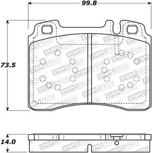 StopTech Street Brake Pads - Front