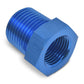 Russell Performance 1/2in Male to 1/8in Female Pipe Bushing Reducer (Blue)