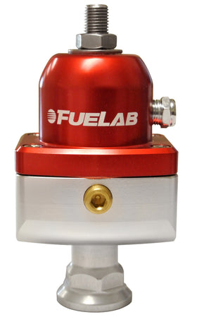 Fuelab 555 Carb Adjustable FPR Blocking 10-25 PSI (1) -8AN In (2) -8AN Out - Red