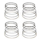 Manley 87.5mm File Fit 1.2mm x1.2mmx2.8mm Standard (7-11lbs) Ring Set