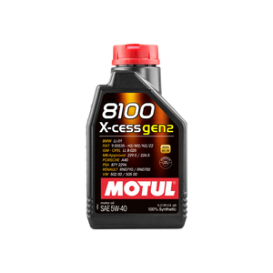 Motul 1L Synthetic Engine Oil 8100 5W40 X-CESS GEN2