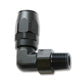 Vibrant Male NPT 90 Degree Hose End Fitting -6AN - 1/4 NPT