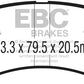 EBC 2017+ Ford F-450 Greenstuff Front Brake Pads