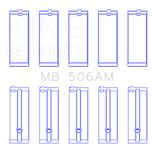 King Engine Bearings Toyota 22R Crankshaft Main Bearing Set