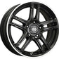 Enkei FD-05 18x7.5 5x100 53mm Offset 72.6 Bore Dia Black Machined Wheel