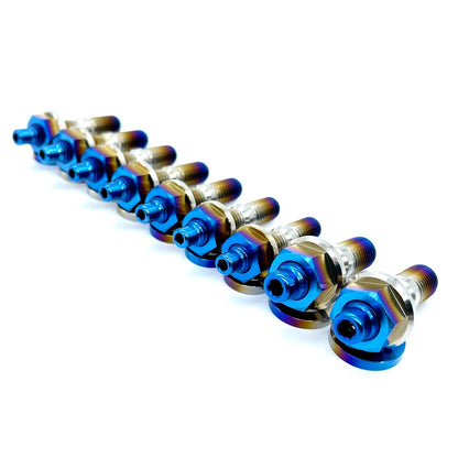 JDC Titanium Exhaust Manifold Stud Kit | Evo 1–9 / 2G DSM