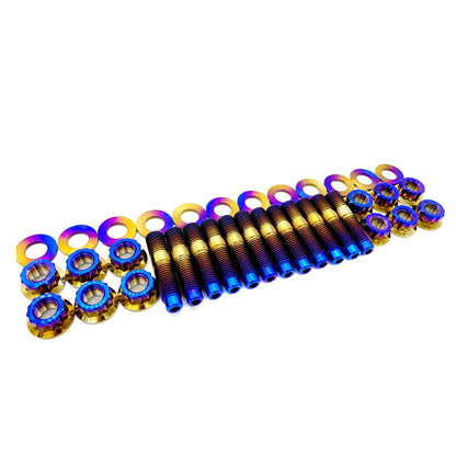 JDC Titanium Exhaust Manifold Stud Kit | MK4 Toyota Supra