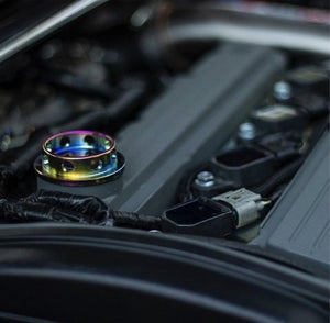 JDC Titanium V1 Oil Cap | Mitsubishi Evo 1-9/DSM