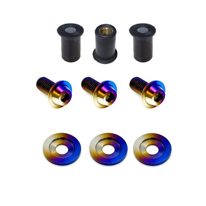JDC Titanium A/C Service Valve Cover Kit | Honda S2000