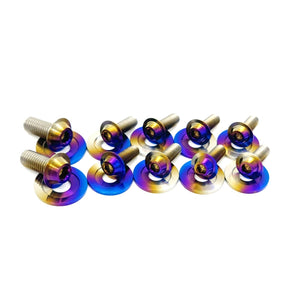 JDC Titanium Engine Bay Dress-Up Hardware Kit | 2015-2021 Subaru STi