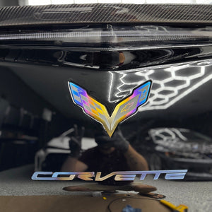 JDC Titanium "Corvette" Badge | 2014-2019 C7 Corvette