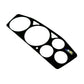 JDC Titanium Gauge Cluster Overlay | Evo 7/8/9