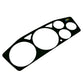 JDC Titanium Gauge Cluster Overlay | Evo 7/8/9