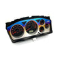 JDC Titanium Gauge Cluster Overlay | Evo 7/8/9