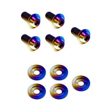 JDC Titanium Hood Vent Heat Shield Hardware | 2023+ FL5 Civic Type R
