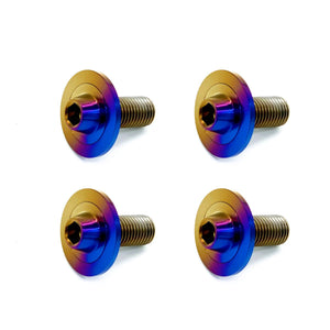 JDC Titanium Hood Bracket Hardware (Skyline R33 GT-R)