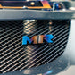 JDC Titanium "MR" Front Grill Badge | Mitsubishi Evo 8/9
