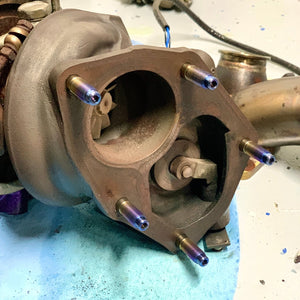 JDC Titanium O2 Housing Stud Kit | Mitsubishi Evo 4-X