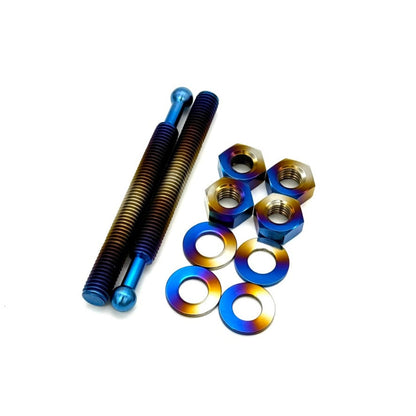 JDC Titanium Quik-Latch QL-38 Replacement Hood Pin Hardware Kit | Universal