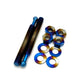 JDC Titanium Quik-Latch QL-38 Replacement Hood Pin Hardware Kit | Universal
