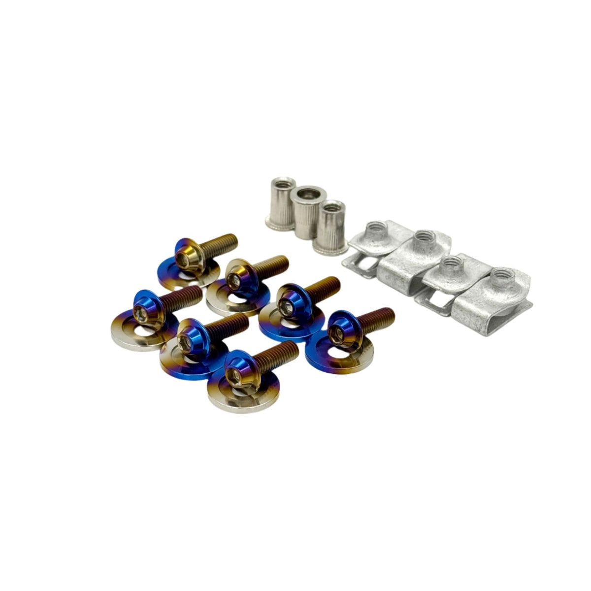 JDC Titanium Radiator Shroud Plastic Clip Replacement Kit | 2023+ GR Corolla