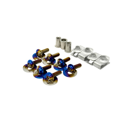 JDC Titanium Radiator Shroud Plastic Clip Replacement Kit | 2023+ GR Corolla