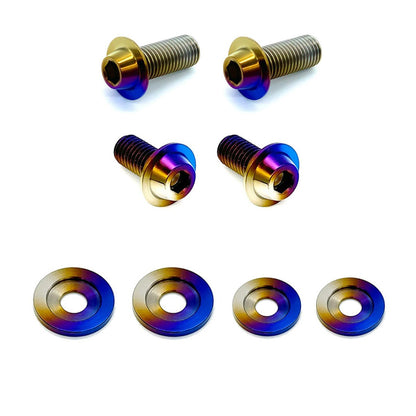 JDC Titanium Radiator Support Bracket Hardware | Nissan 370z