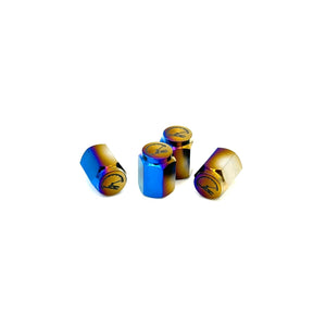 JDC Titanium Valve Stem Caps - Universal