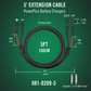 PowerPlus 5ft Extension Cable