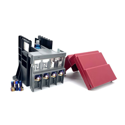 OEM Titanium Battery Relocation Kit (Evo 7-9/Universal) (8571A017+8571A018+8571A019+TI)