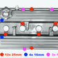 JDC Titanium Valve Cover Hardware Kit | Mitsubishi Evo 4-9