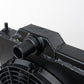CSF 96-07 Mitsubishi Evo 4/5/6/7/8/9 Full-Slim Radiator w/12in Fan & Shroud/-16AN - Black