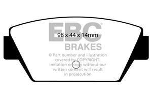 EBC 93-94 Eagle Talon 1.8 Ultimax2 Rear Brake Pads