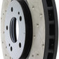 StopTech 03-06 Mitsubishi Lancer Evo AWD Drilled Left Front Rotor