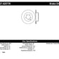 StopTech 03-05 350Z / 03-04 G35 / 03-05 G35X SportStop Slotted & Drilled Rear Right Rotor