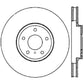 Stoptech 06-07 350Z / 05-07 G35 / 06-07 G35X Front CRYO-STOP Rotor