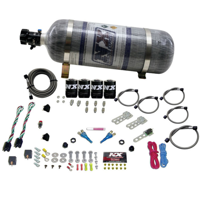 Nitrous Express GM EFI Dual Stage Nitrous Kit (50-150HP x 2) w/Composite Bottle