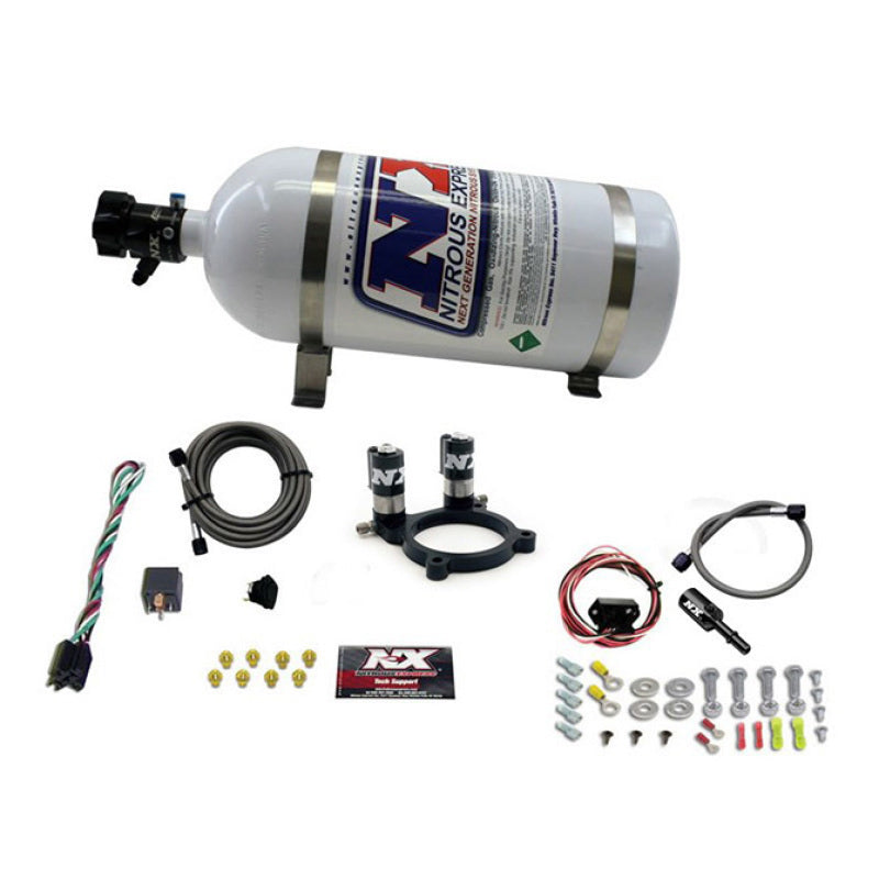 Nitrous Express Ford 3.5L/3.7L V6 Nitrous Plate Kit w/10lb Bottle