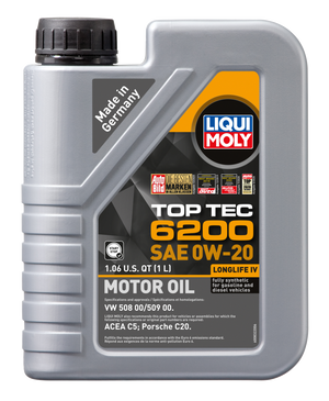 LIQUI MOLY 1L Top Tec 6200 Motor Oil SAE 0W20