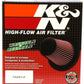 K&N Universal Round Tapered Carbon Fiber Air Filter 6in Flg ID Centered/7.5in B OD/4.5in T OD/4in H