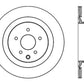 StopTech Nissan 370z / Infiniti G37 SportStop Drilled Rear Right Rotor