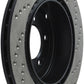 StopTech 08 Mitsubishi Evo AWD Drilled Right Rear Rotor