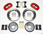 Wilwood Narrow Superlite 6R Front Hat Kit 13.06in Red Nissan 370Z/Fiti G37