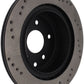 StopTech 08-09 Infiniti EX35 / 05-08 G35 / 09 G37 / 06-09 M35/M45 Drilled Left Rear Rotor