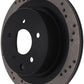 StopTech 08-09 Infiniti EX35 / 05-08 G35 / 09 G37 / 06-09 M35/M45 Drilled Left Rear Rotor